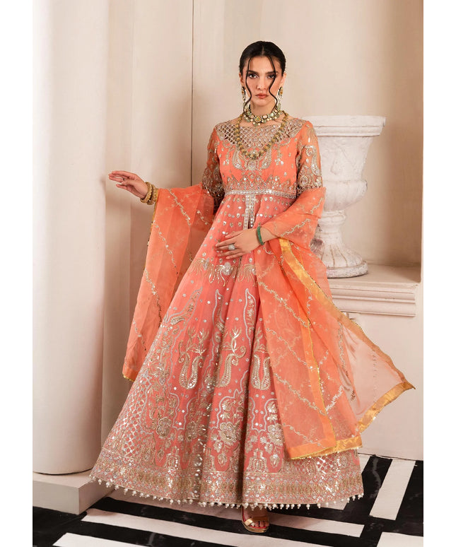 Mehr | Wedding Wear Embroidered Gown