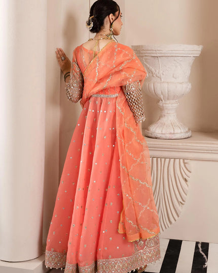 Mehr | Wedding Wear Embroidered Gown