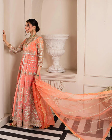 Mehr | Wedding Wear Embroidered Gown