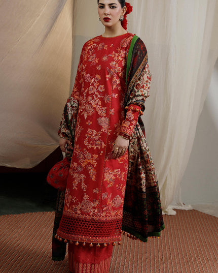Hussain Rehar | Berry | Embroidered Lawn