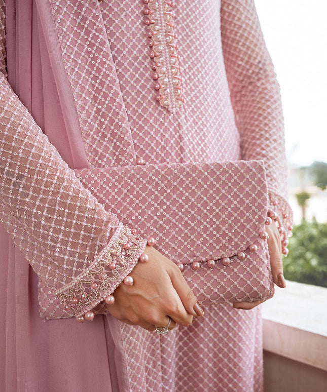 Mehr | Embellished Chiffon Chikenkari