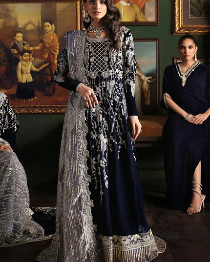 Mushq | Festive Velvet Embellished Maxi Dress