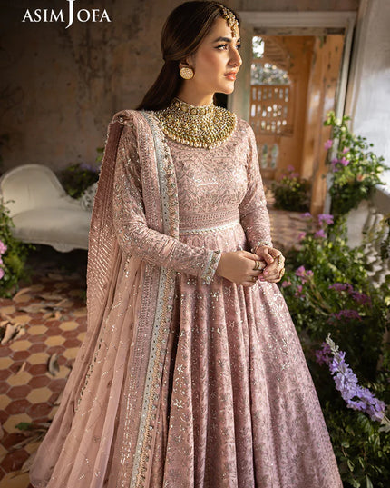 Asim Jofa | Festive Embroidered Chiffon Maxi Gown