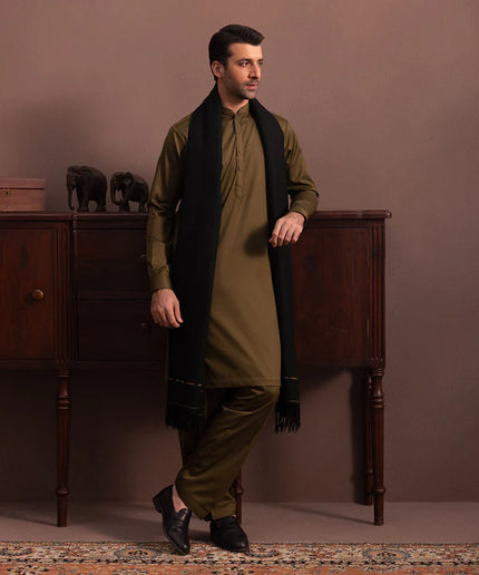 2 Piece | Olive Green Luxury Egyptian Cotton Set