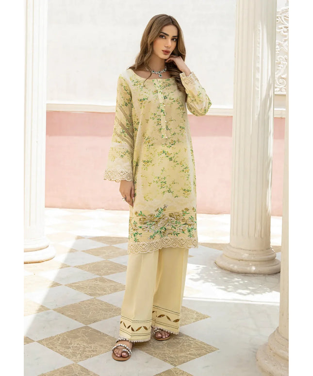 2 Piece | Printed Lawn and Cambric Floral
