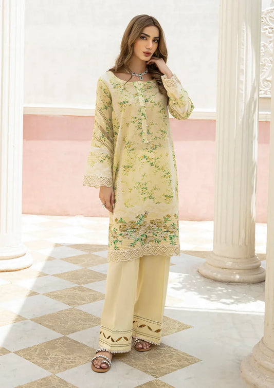 2 Piece | Printed Lawn and Cambric Floral
