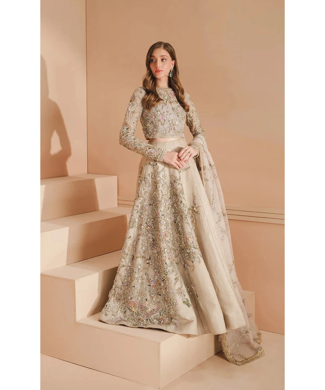 Sprinkles | Rose Gold Bridal Embellished Lehenga Choli
