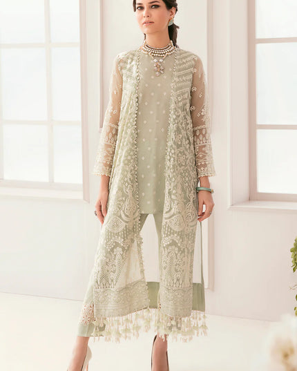 BAROQUE | Festive Wear Embroidered Chiffon Gown