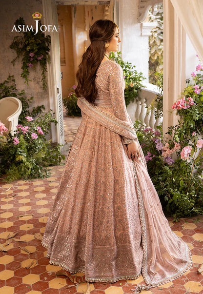 Asim Jofa | Festive Embroidered Chiffon Maxi Gown