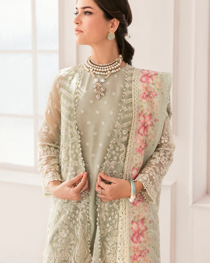 BAROQUE | Festive Wear Embroidered Chiffon Gown