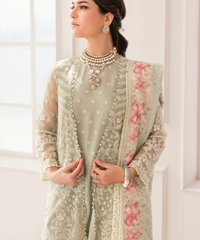 BAROQUE | Festive Wear Embroidered Chiffon Gown