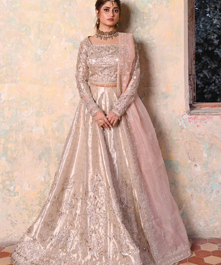 Qalamkar | Wedding Wear Gotta Embroidered Lehenga
