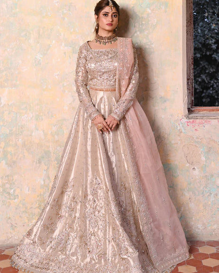 Qalamkar | Wedding Wear Gotta Embroidered Lehenga