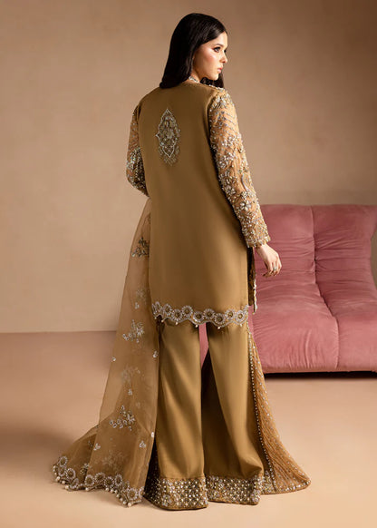 Sabahat | Hazel Wood Embroidered Hand Embellished Jacket Suit
