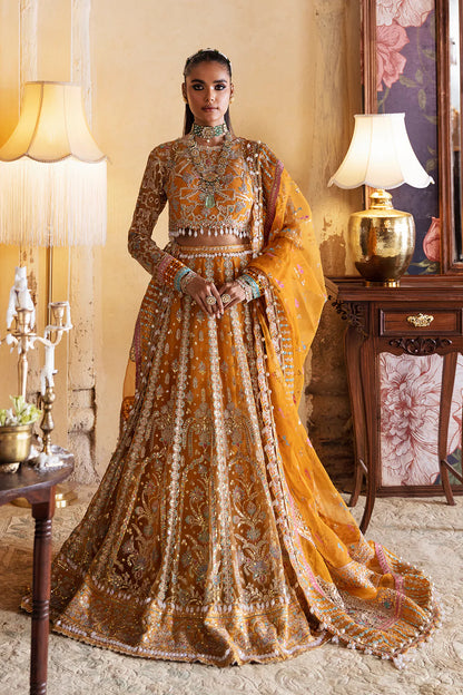 Kamila | Wedding Wear Net Embroidered Lehenga