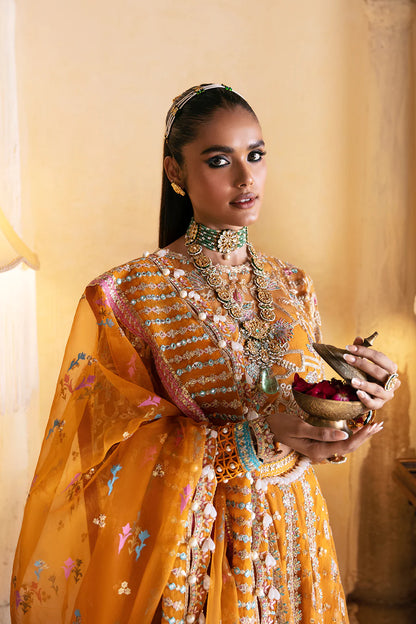 Kamila | Wedding Wear Net Embroidered Lehenga