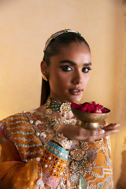 Kamila | Wedding Wear Net Embroidered Lehenga