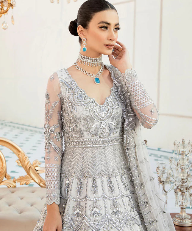 Fay | Embroidered Hand Embellished Wedding Gown