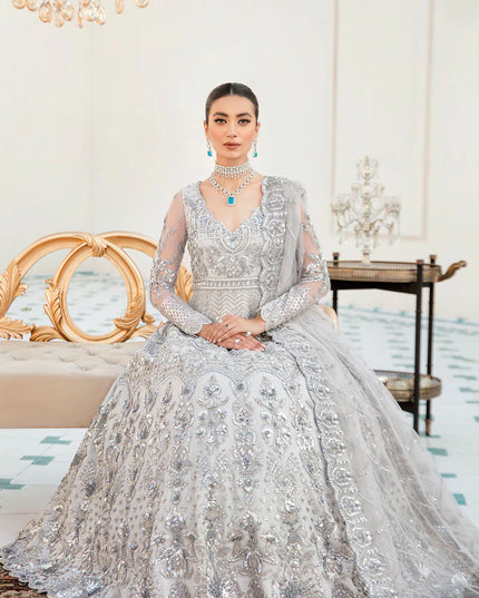 Fay | Embroidered Hand Embellished Wedding Gown