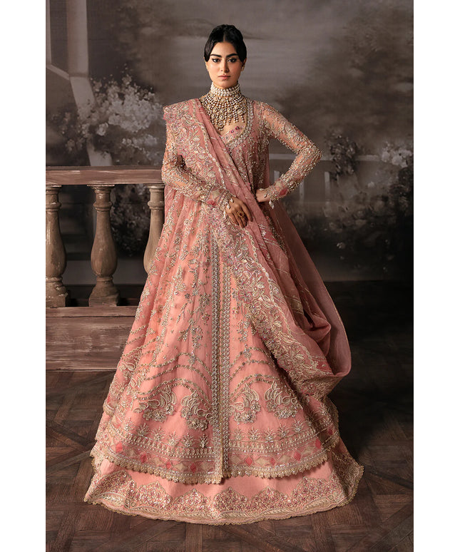 Lavina | Pink Hand Embellished Lehenga