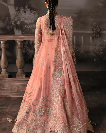 Lavina | Pink Hand Embellished Lehenga