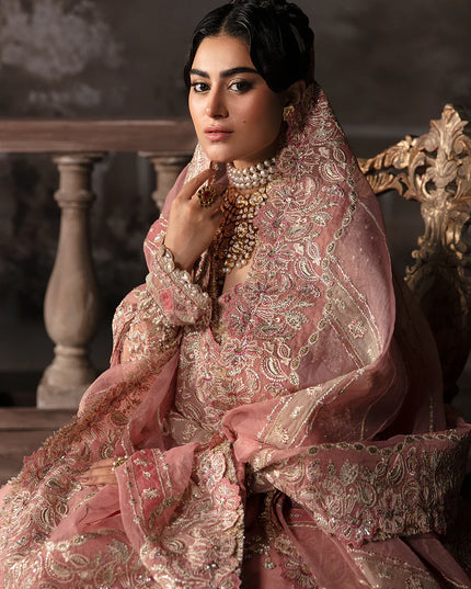 Lavina | Pink Hand Embellished Lehenga
