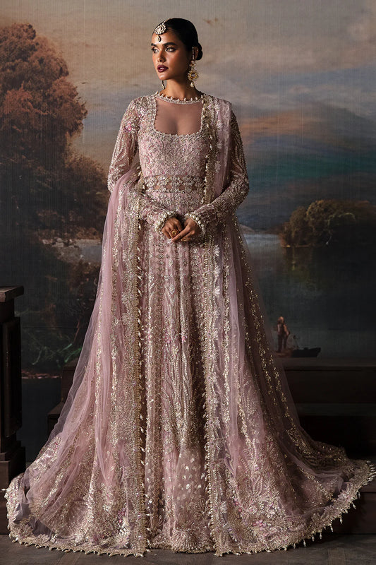 Isabella | Lilac Net Embellished Maxi Gown