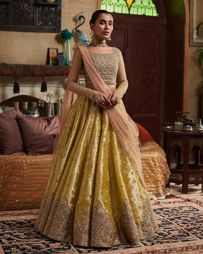 Faiza Saqlain | Wedding Wear Embellished Lehenga Choli