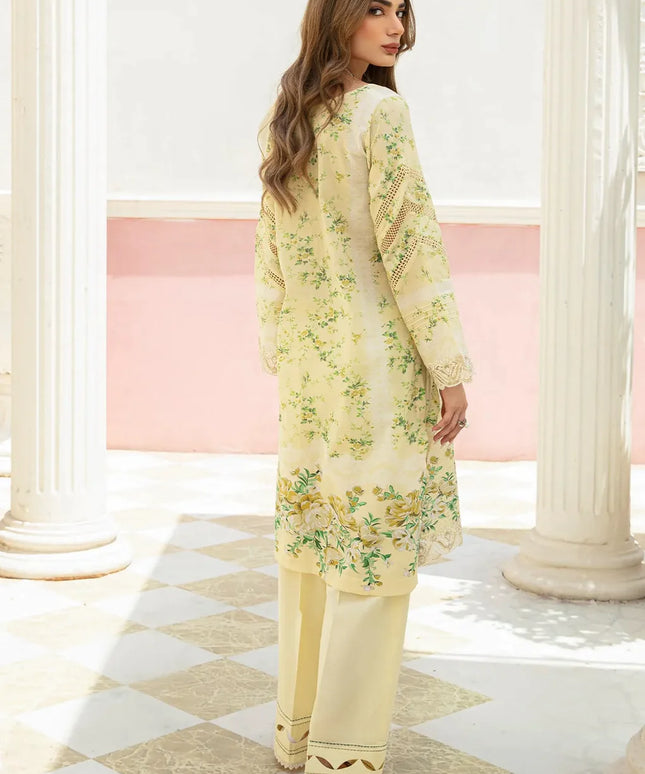 2 Piece | Printed Lawn and Cambric Floral
