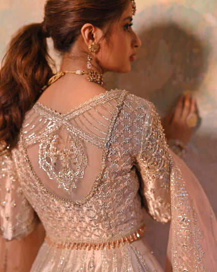 Qalamkar | Wedding Wear Gotta Embroidered Lehenga