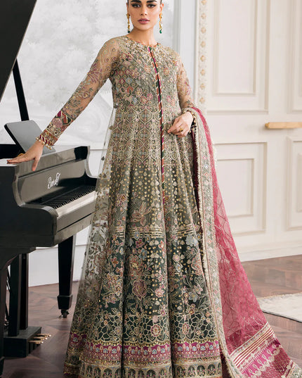BAROQUE | Embroidered Net Gown
