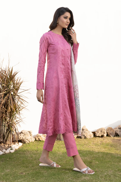 Soft Stone | Embroidered Lawn