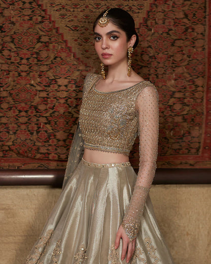 Faiza Saqlain | Wedding Wear Embellished Lehenga Choli