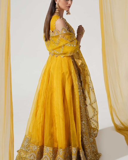 Mina | Embroidered Wedding Wear Maxi