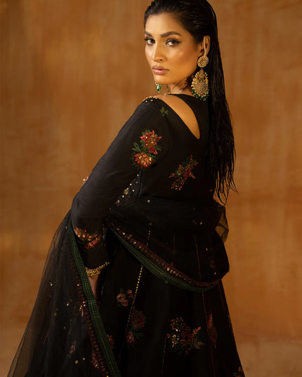 Tara | Festive Wear Silk Pishwas Dress