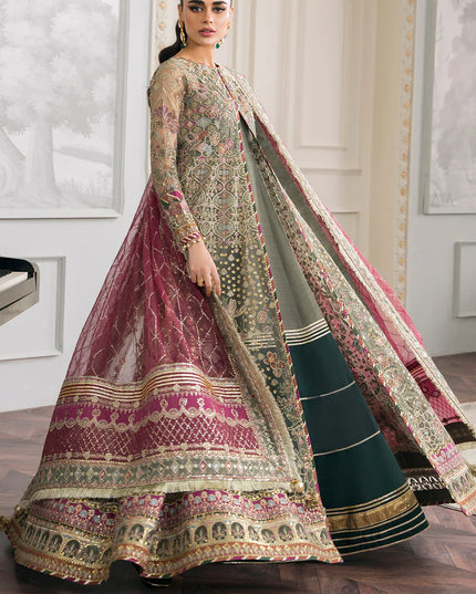 BAROQUE | Embroidered Net Gown