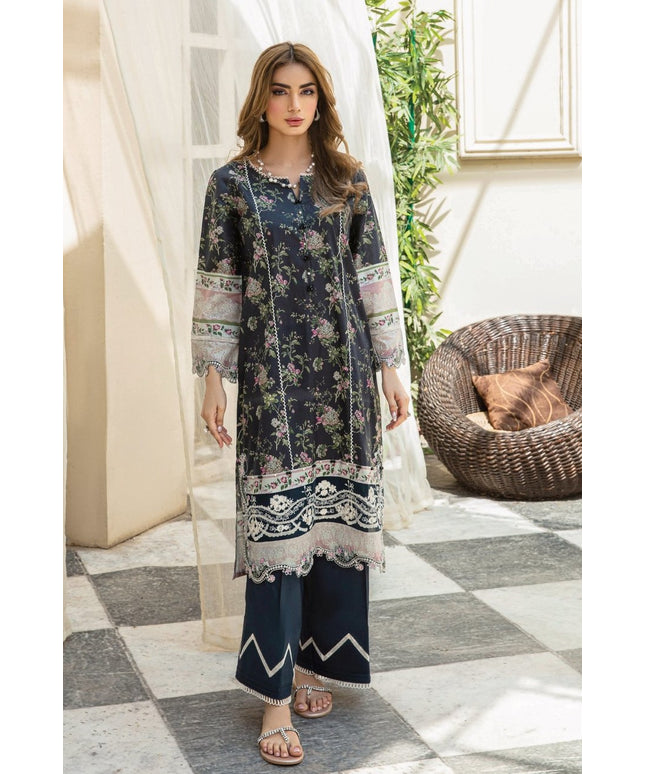2 Piece | Printed Lawn and Cambric Floral