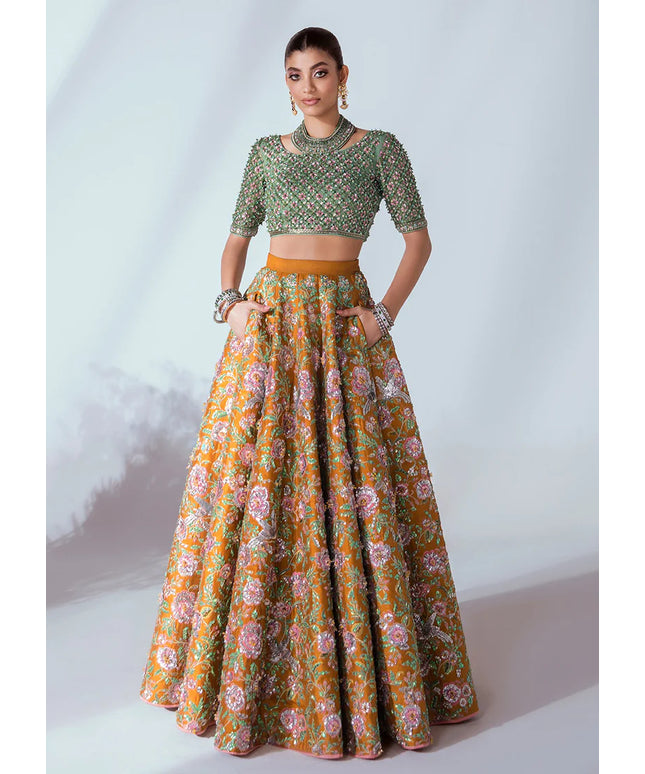 Hussain Rehar | Wedding Wear Embellished Lehenga Choli