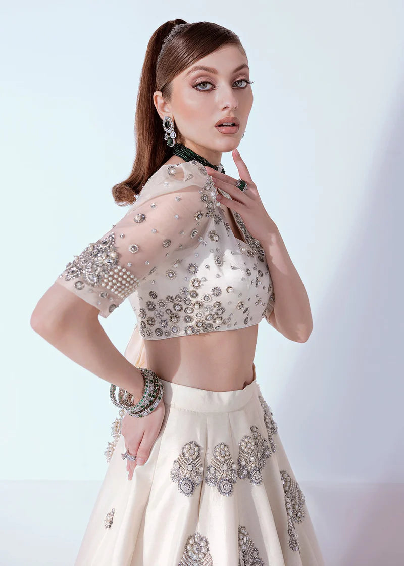 Hussain Rehar | Wedding Wear Embellished Lehenga Choli