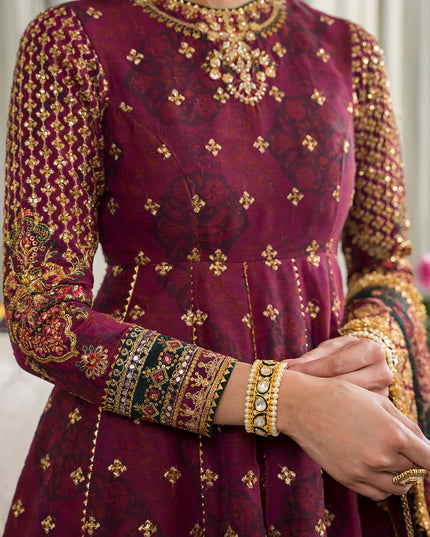 BAROQUE | Embroidered Chiffon Lehenga