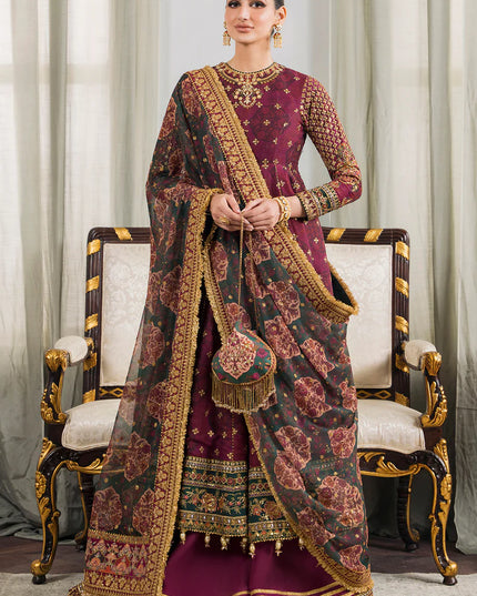 BAROQUE | Embroidered Chiffon Lehenga