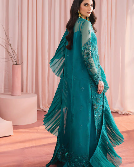 Mia | Festive Embellished Organza Jacket Dress