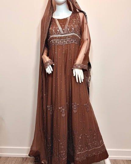 Asim Jofa Luxury Embroidered Peshwas Maxi
