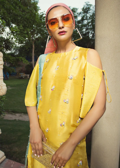 Mango | Silk Embellished Set