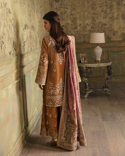 Lamees | Festive Embroidered Velvet Dress