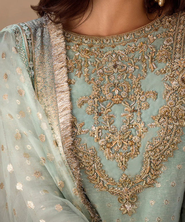 Faiza Saqlain | Embellished Karandi Gharara