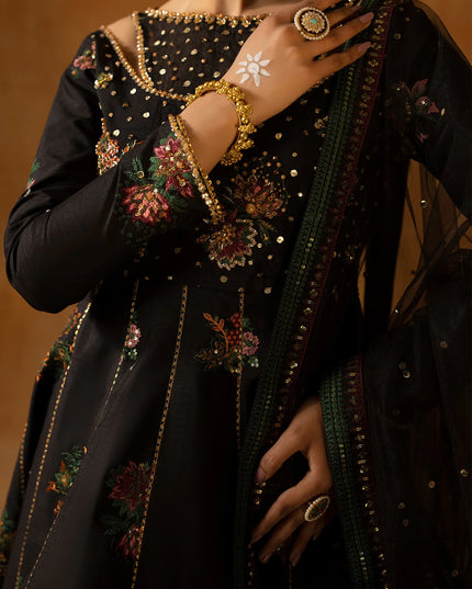 Tara | Festive Wear Silk Pishwas Dress