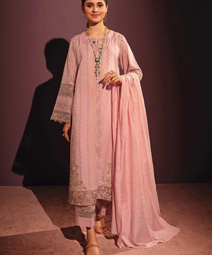 Nishat Linen Printed Embroidered Suit 