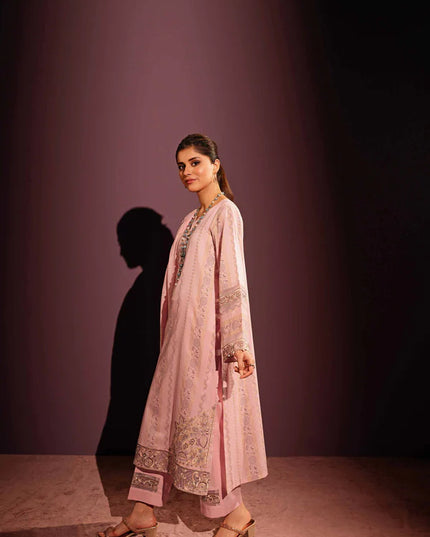 Nishat Linen Printed Embroidered Suit 