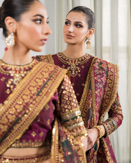 BAROQUE | Embroidered Chiffon Lehenga
